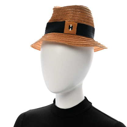 Hermes Straw Panama Hat 56 Natural 2 of 12