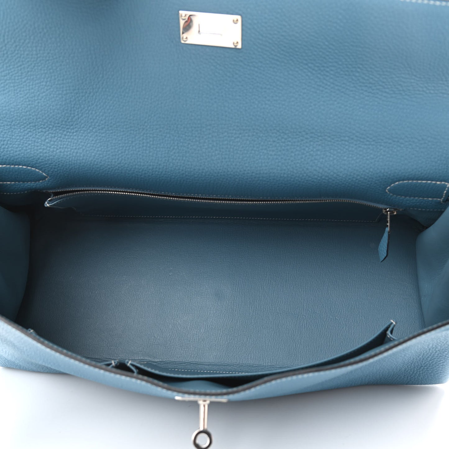 Togo Shoulder Kelly 40 Blue Jean
