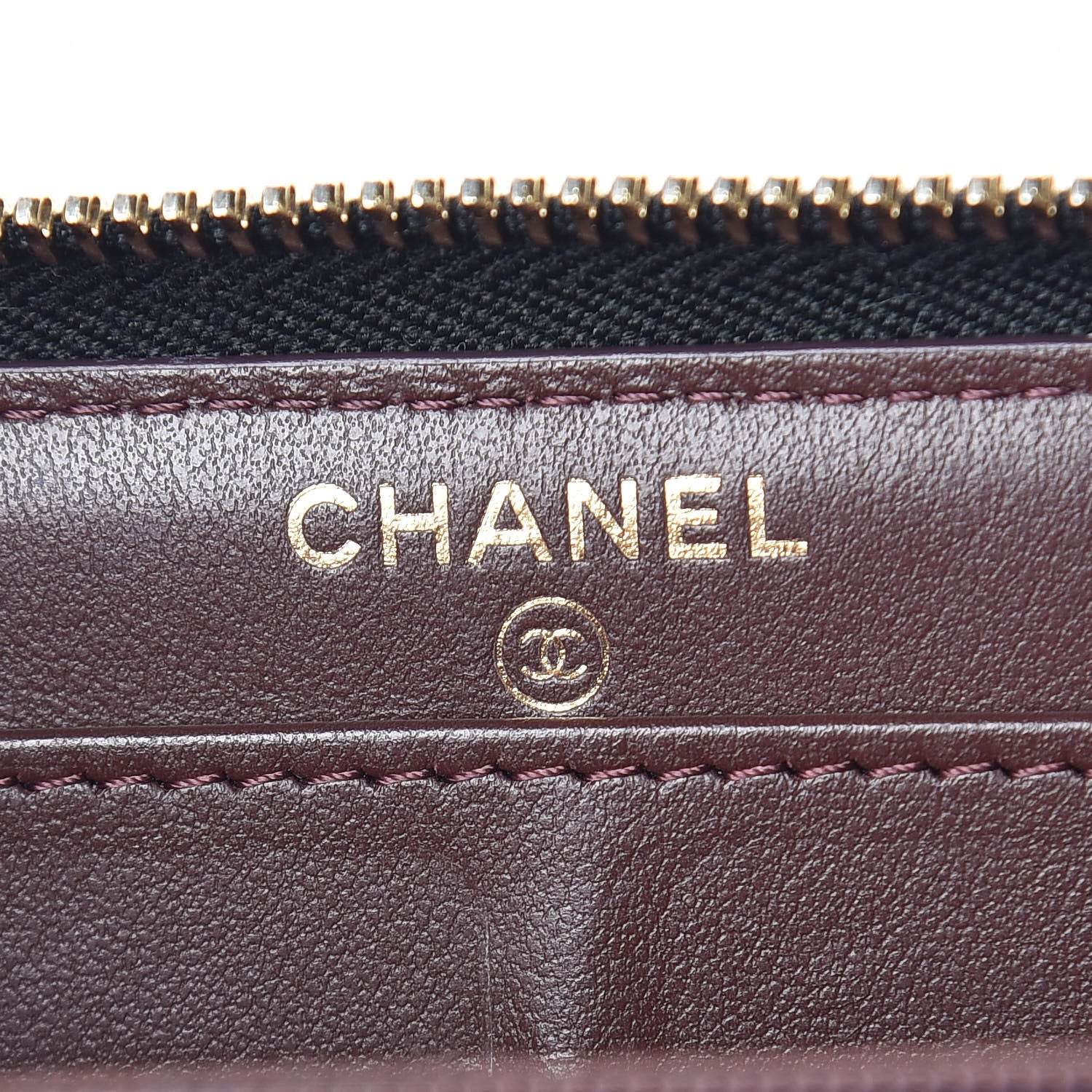 Chanel Caviar Quilted Large Gusset Zip Around Wallet Black 6 of 11