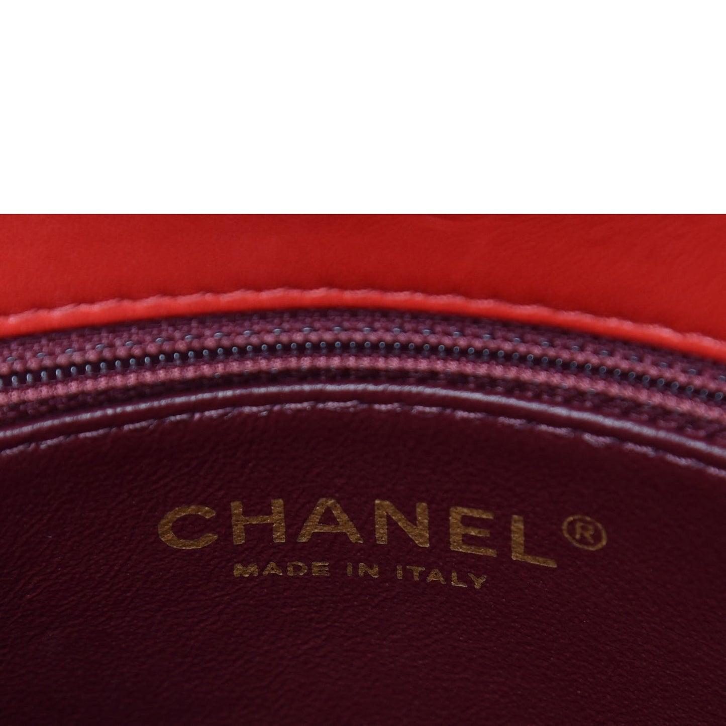 Lambskin Quilted Small Trendy CC Dual Handle Bag Red