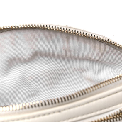 Chanel Aged Calfskin Quilted Waist Belt Bag White 10 of 15