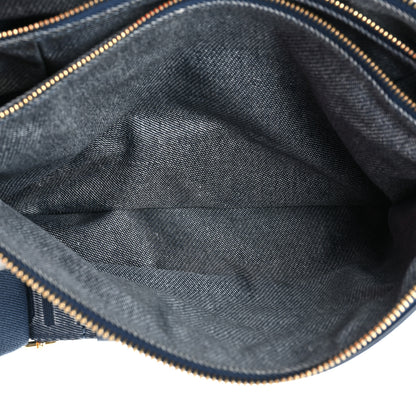 Louis Vuitton Lambskin Embossed Monogram Coussin PM Denim Blue 5 of 15