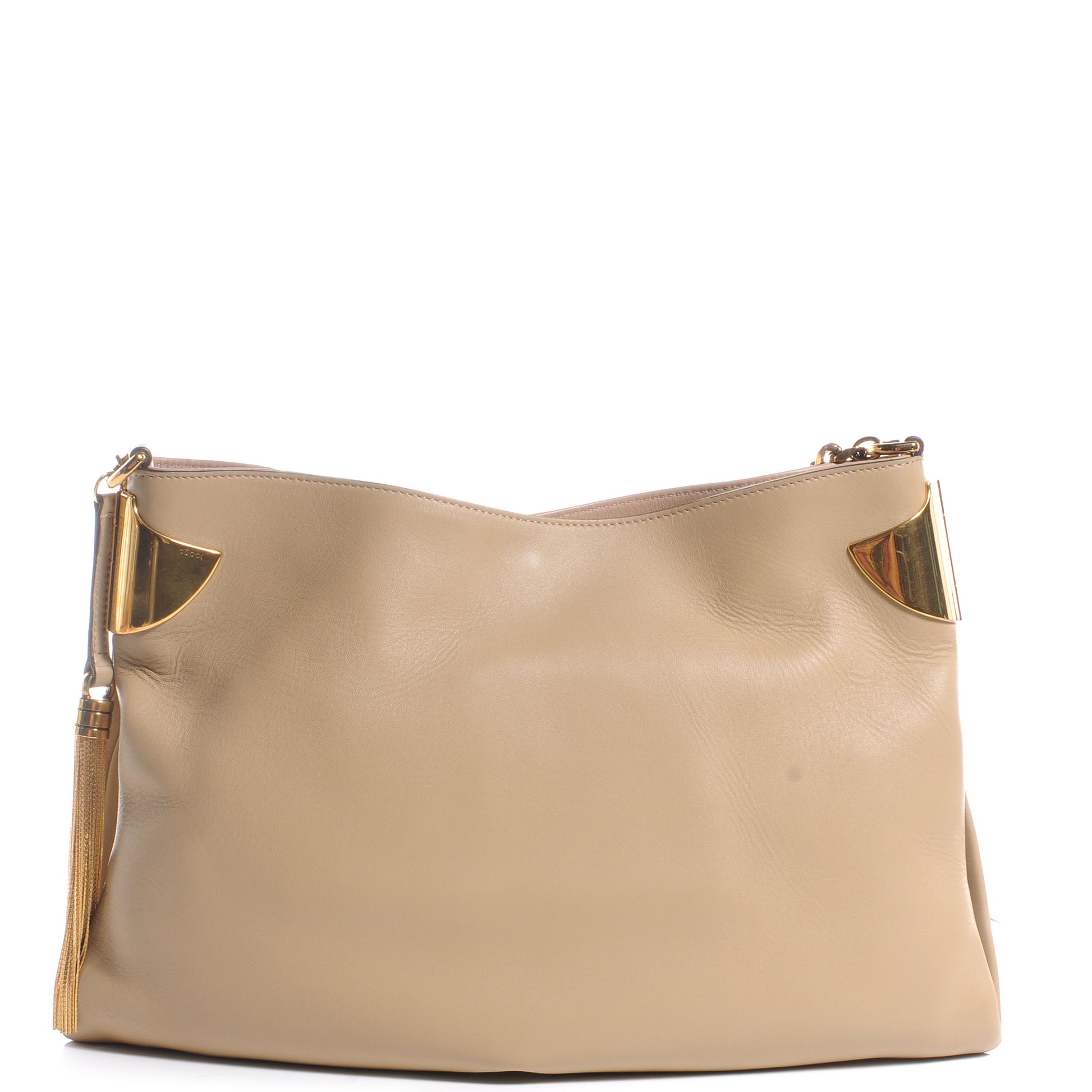 Gucci Lambskin Medium 1970 Shoulder Bag Beige 1 of 7