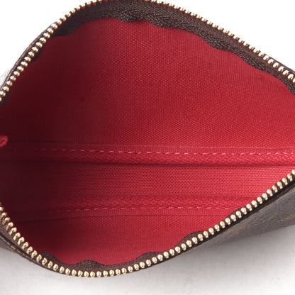 Louis Vuitton Monogram 2019 Christmas Animation Mini Courchevel Pochette Accessories Fuchsia 7 of 8