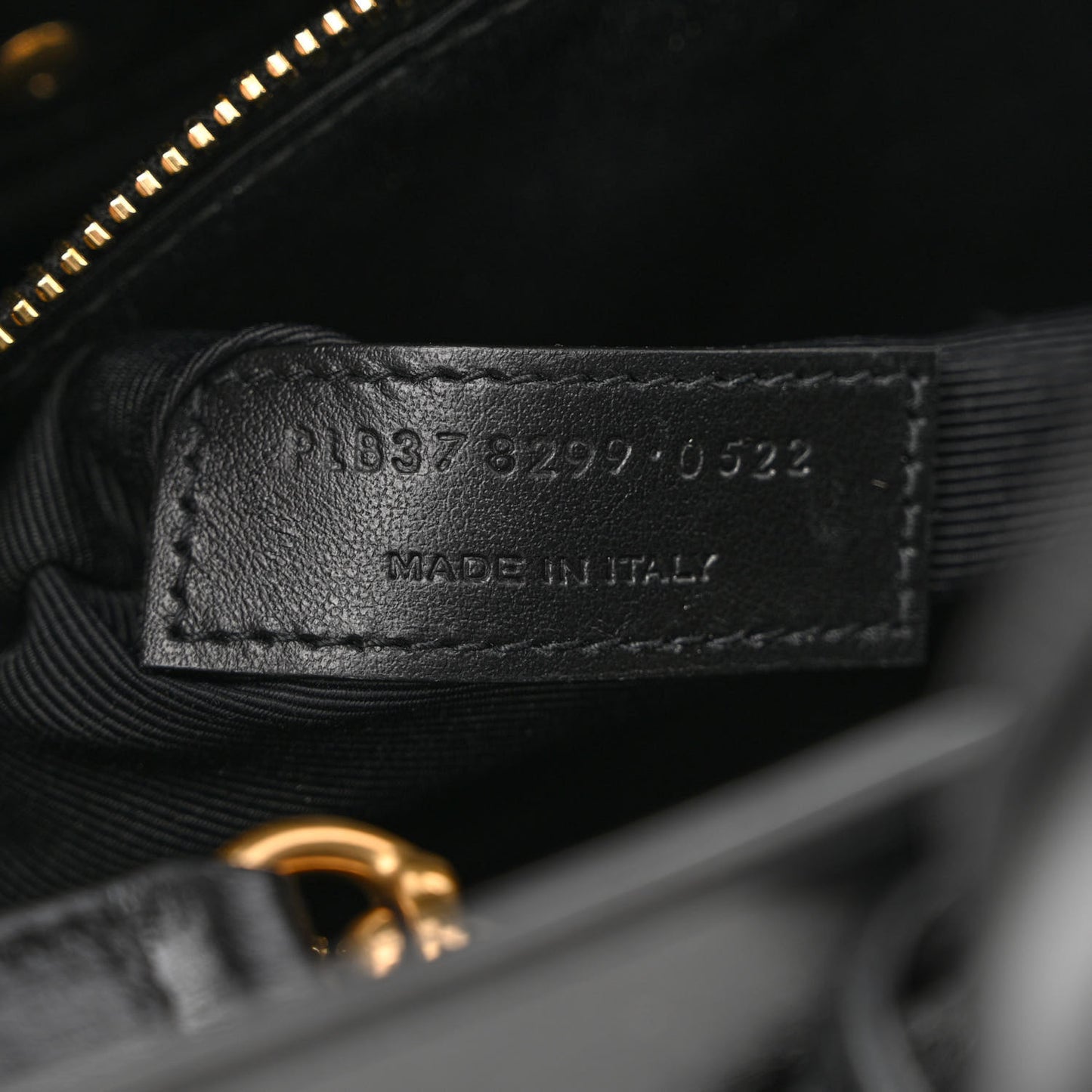 Calfskin Small Sac De Jour Black