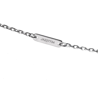 Van Cleef & Arpels 18K White Gold Diamond Mini Frivole Pendant Necklace 6 of 8