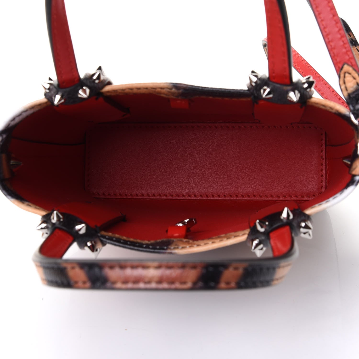 Christian Louboutin Calfskin Bengal Mini North South Cabata Tote Multicolor 4 of 4