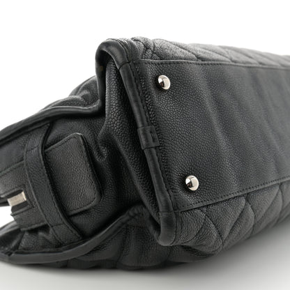 Chanel Caviar Quilted French Riviera Tote Black 10 of 16