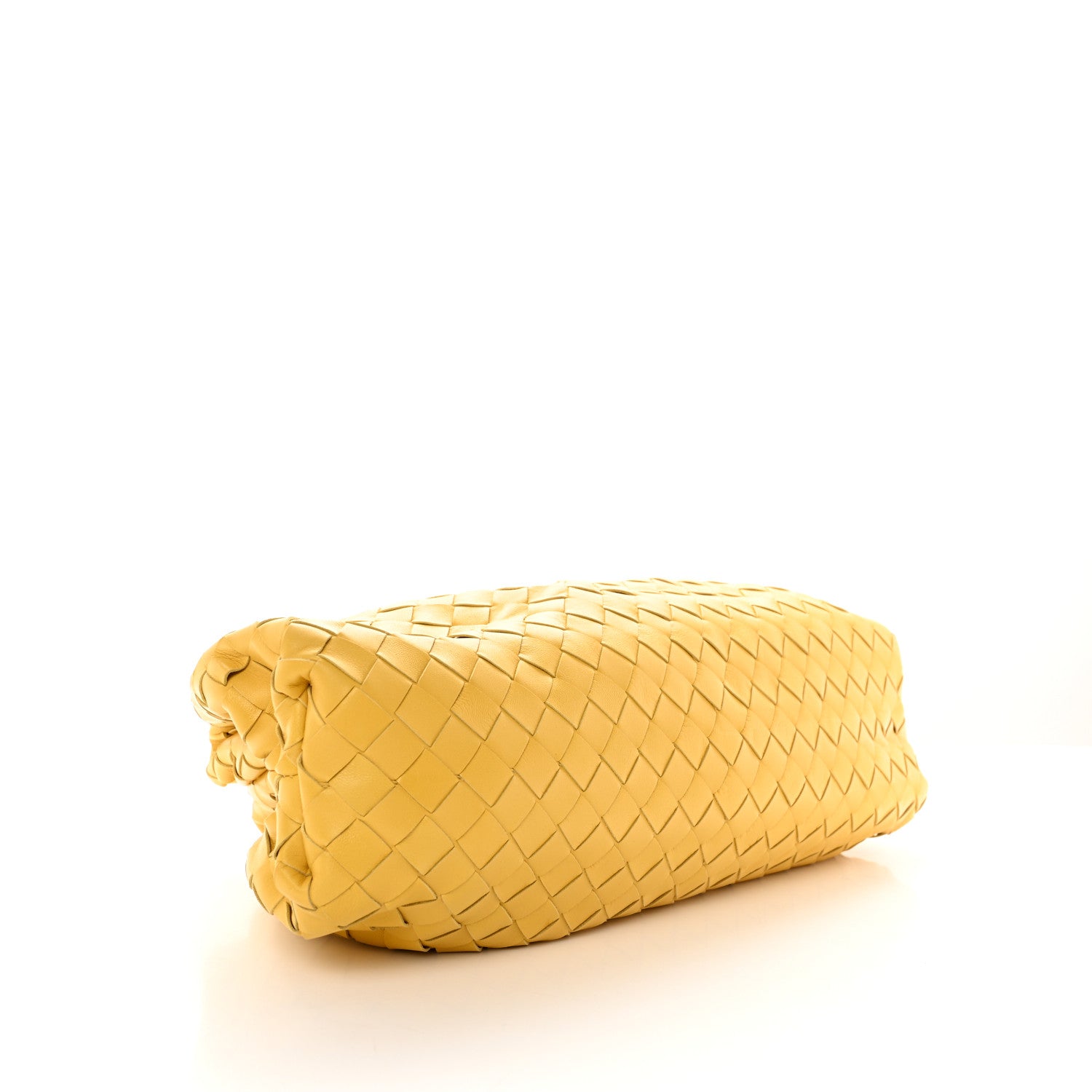 Bottega Veneta Nappa Maxi Intrecciato The Pouch Oversized Clutch Corn 4 of 8
