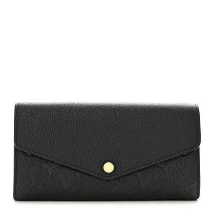 Louis Vuitton Empreinte Sarah Wallet NM Black 1 of 7