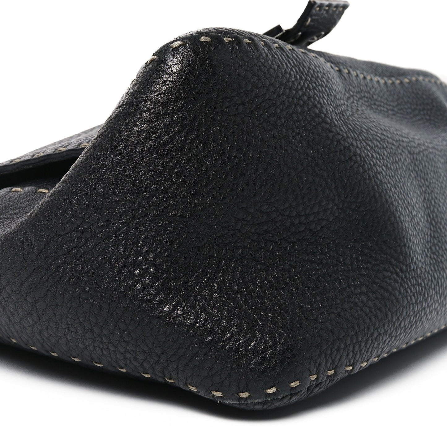 Calfskin Romano Selleria Forever Mama Baguette Black