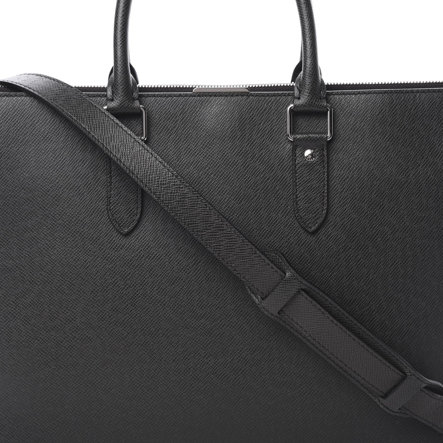 Louis Vuitton Taiga Anton Soft Briefcase Black 9 of 15