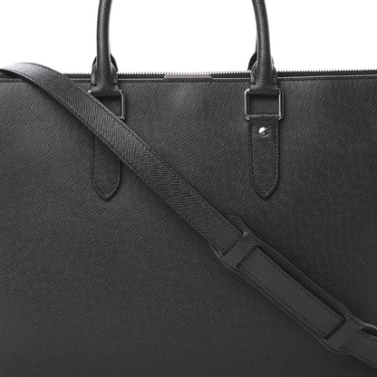Louis Vuitton Taiga Anton Soft Briefcase Black 9 of 15