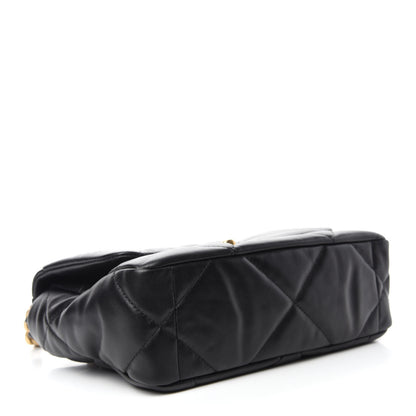 Chanel Goatskin Quilted Medium Chanel 19 Flap Black 4 of 11