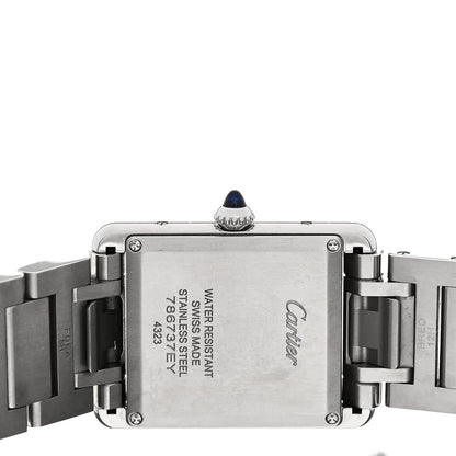 Cartier Stainless Steel 25mm Must de Cartier Tank Quartz Watch 4 of 5