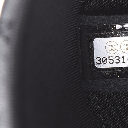 Chanel Lambskin Quilted Round Vanity Case With Chain Black 8 of 12