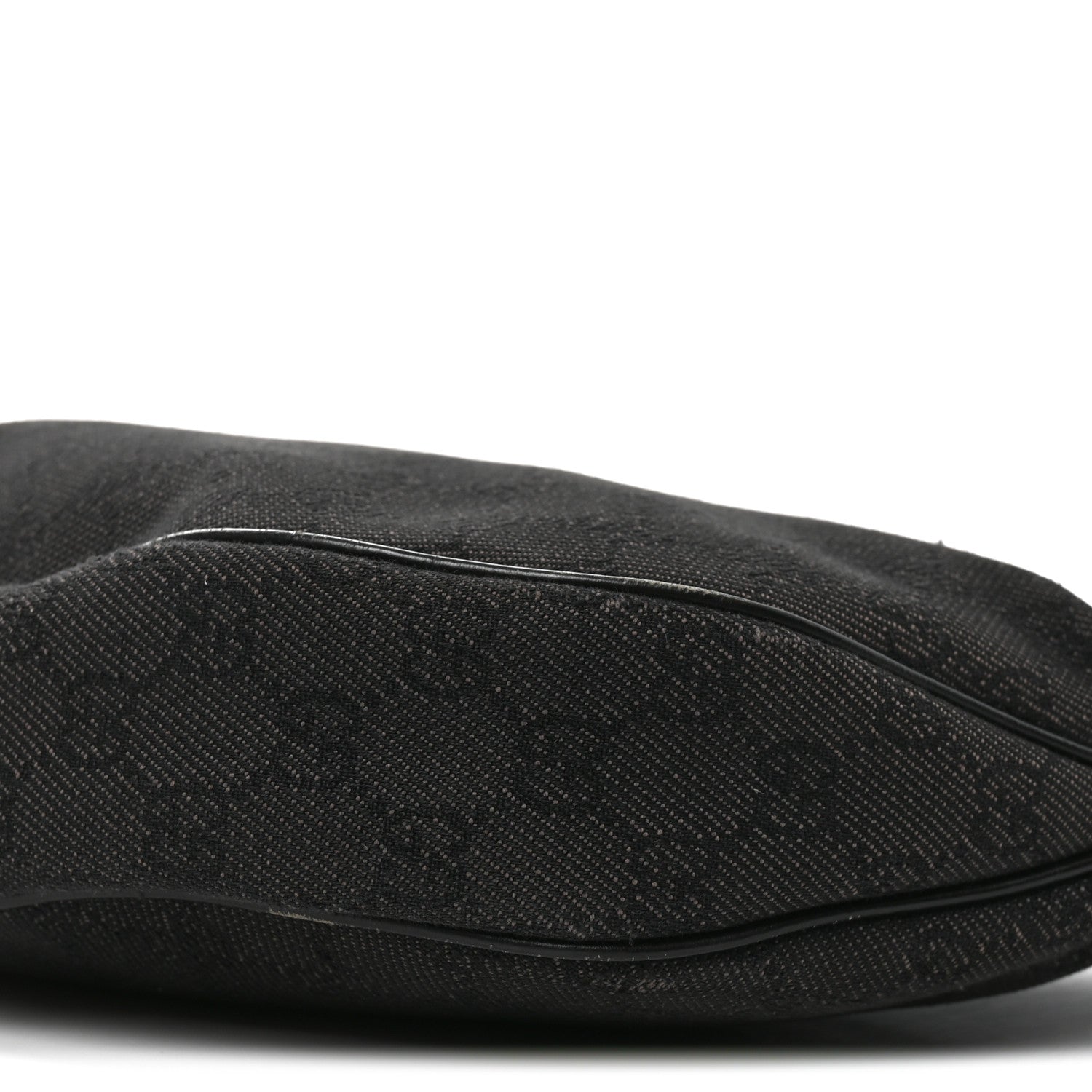 Gucci Monogram Half Moon Bamboo Ring Hobo Black 10 of 10