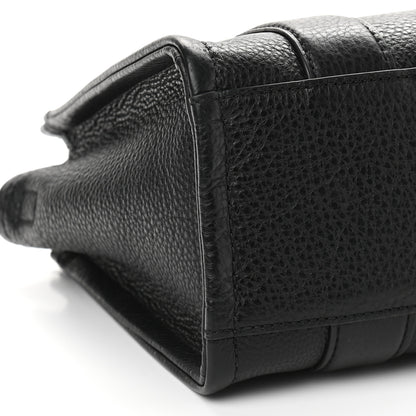 Marc Jacobs Grained Calfskin Small The Tote Bag Black 9 of 10