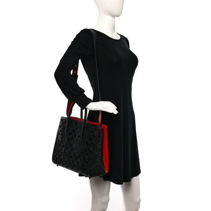 Christian Louboutin Calfskin Spikes Loubinthesky Medium Paloma Black 3 of 8