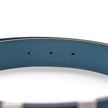Hermes Epsom 32mm Quizz H Belt 90 Deep Bleu Colvert 5 of 8