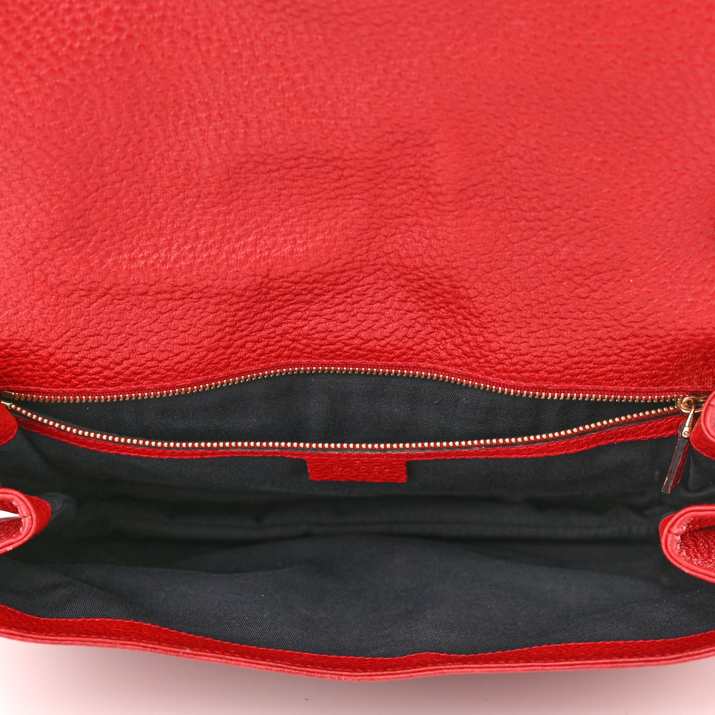 Pebbled Calfskin Web Blondie Hobo Red