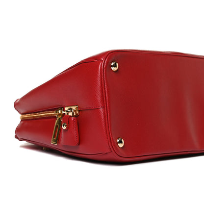 Prada Saffiano Lux Parabole Tote Fuoco 9 of 11