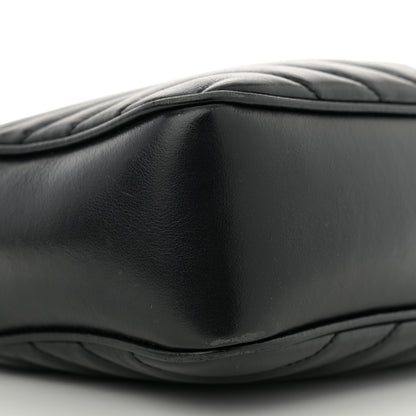 Saint Laurent Calfskin Matelasse Monogram Lou Camera Bag Black 9 of 14