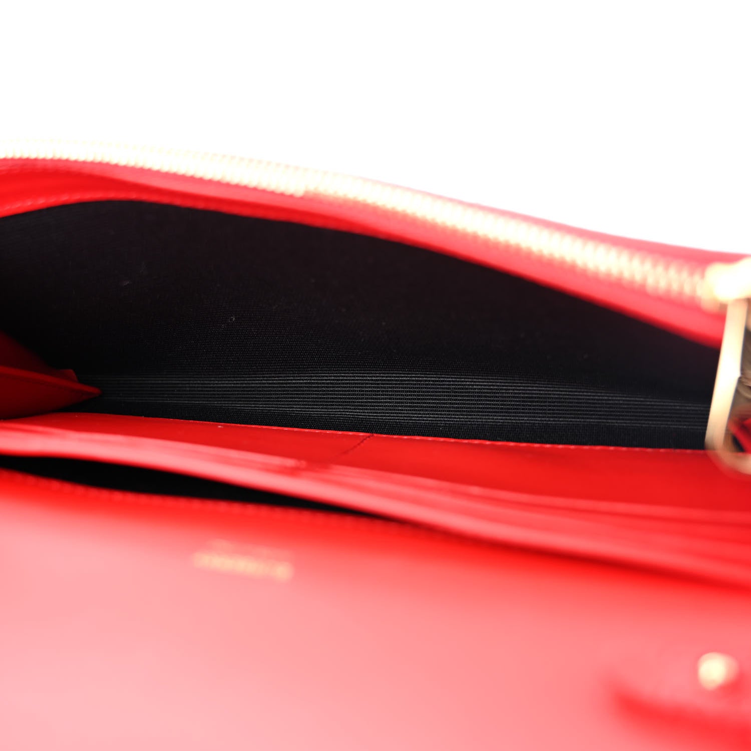 Burberry Lambskin Quilted Lola Chain Wallet Bright Red 5 of 10