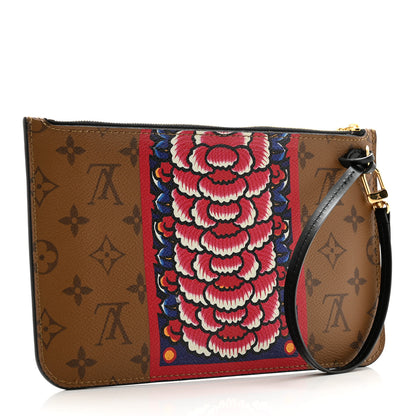 Louis Vuitton Reverse Monogram Kabuki MM GM Pochette 3 of 9