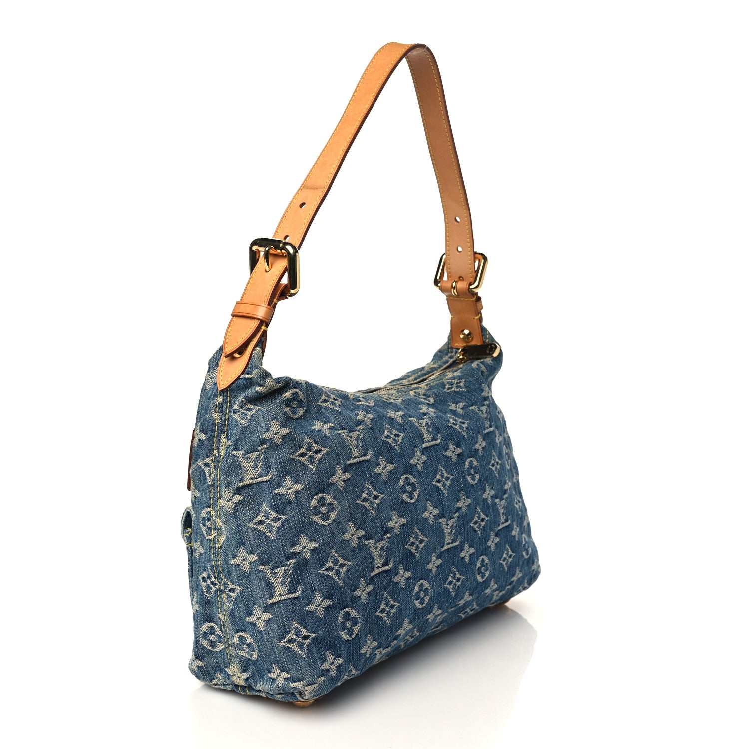 Louis Vuitton Monogram Denim Baggy PM Blue 4 of 11