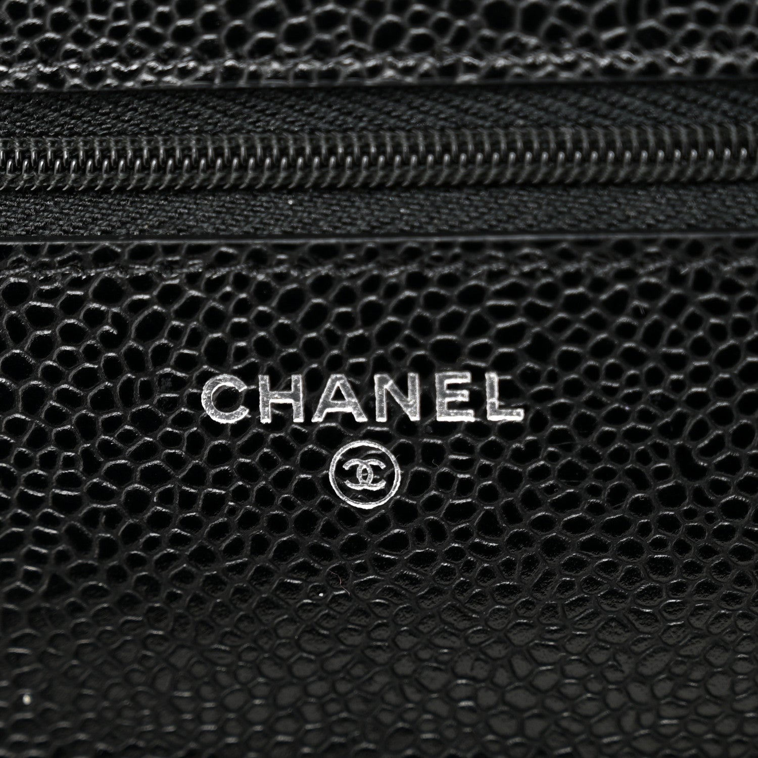 Chanel Caviar Quilted Wallet on Chain WOC Black 6 of 12