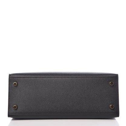 Hermes Epsom Kelly Sellier 25 Black 6 of 37