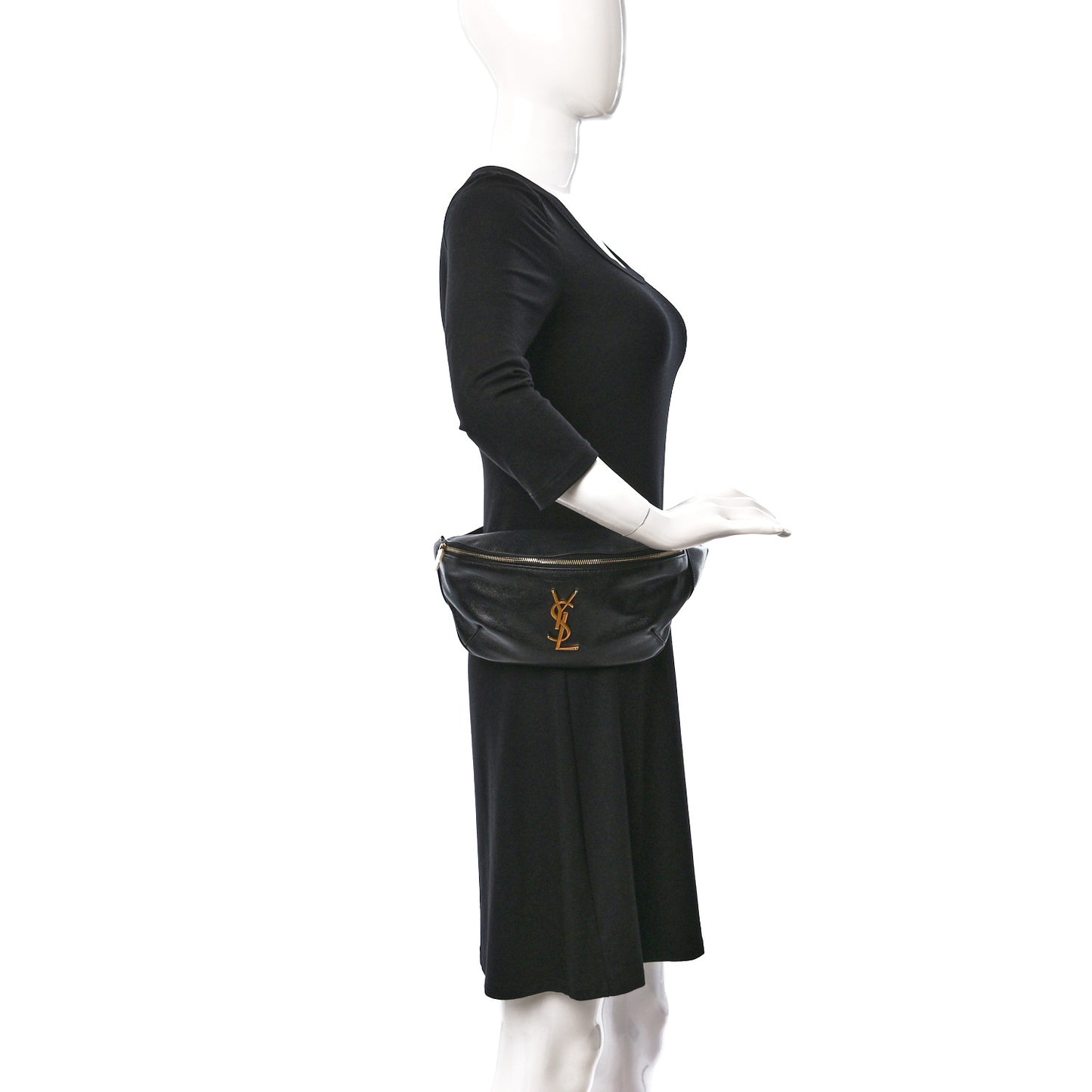 Grain De Poudre Monogram Belt Bag Black