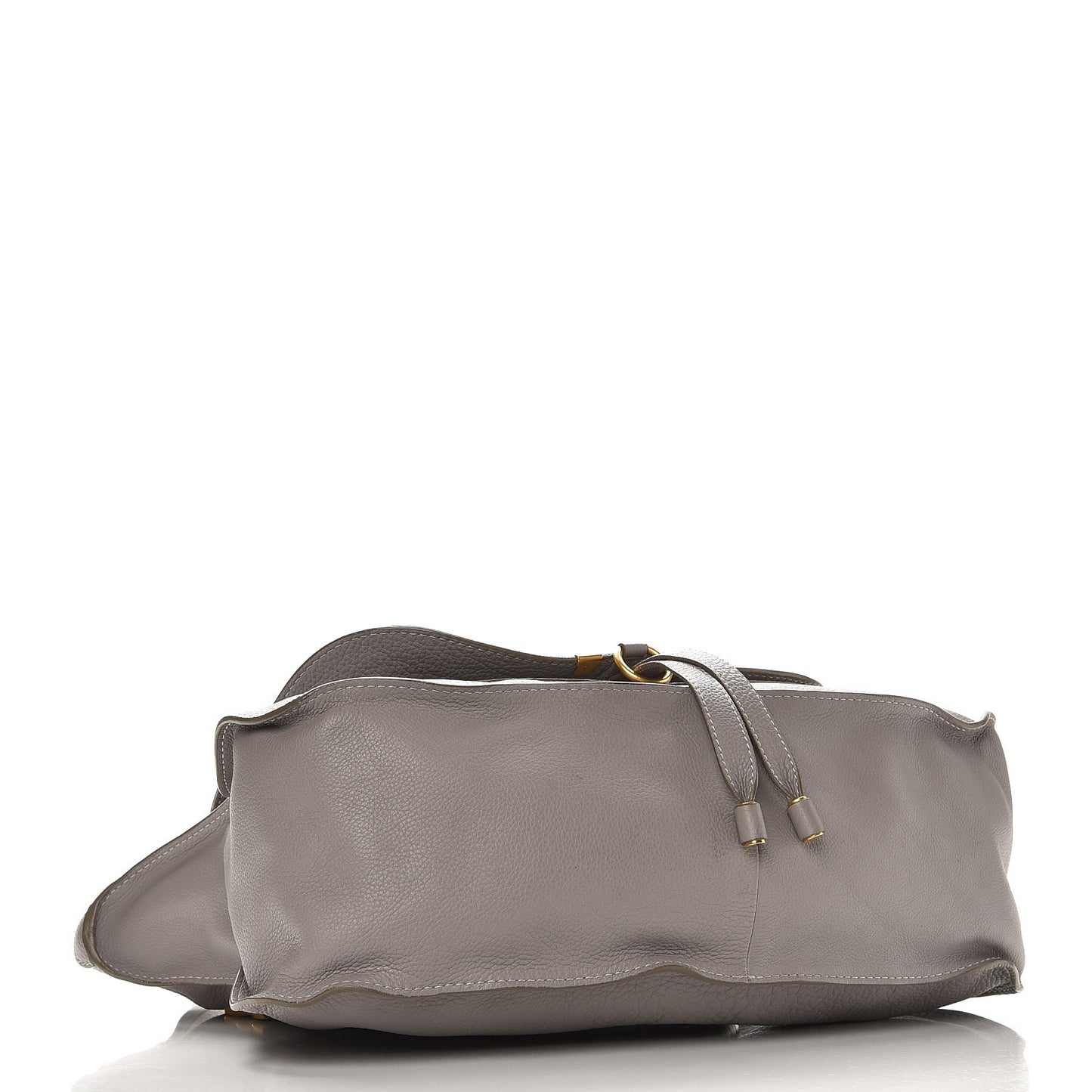 Calfskin Large Marcie Satchel Cashmere Grey