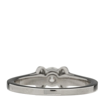 Cartier Platinum Diamond .33ct Ballerine Solitaire Engagement Ring 50 5.25 3 of 6