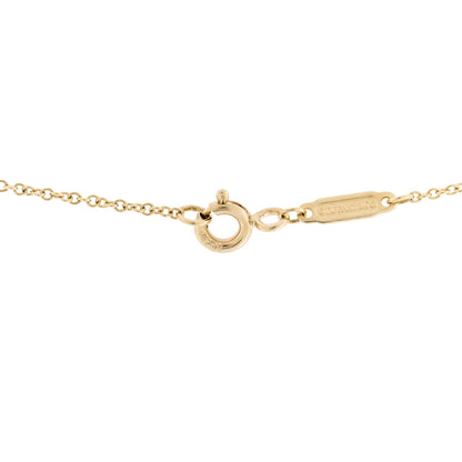Tiffany 18K Yellow Gold Infinity Pendant Necklace 4 of 5