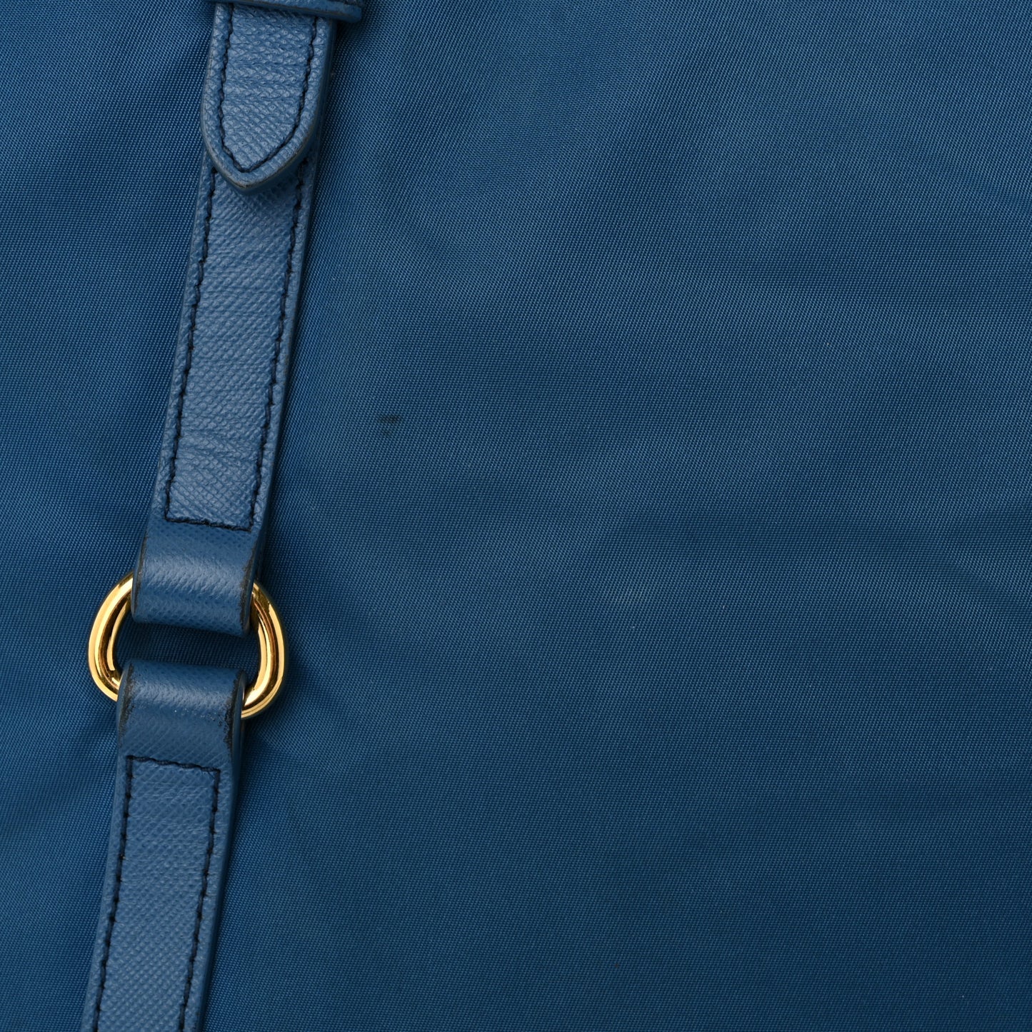 Tessuto Nylon Saffiano Tote Cobalto