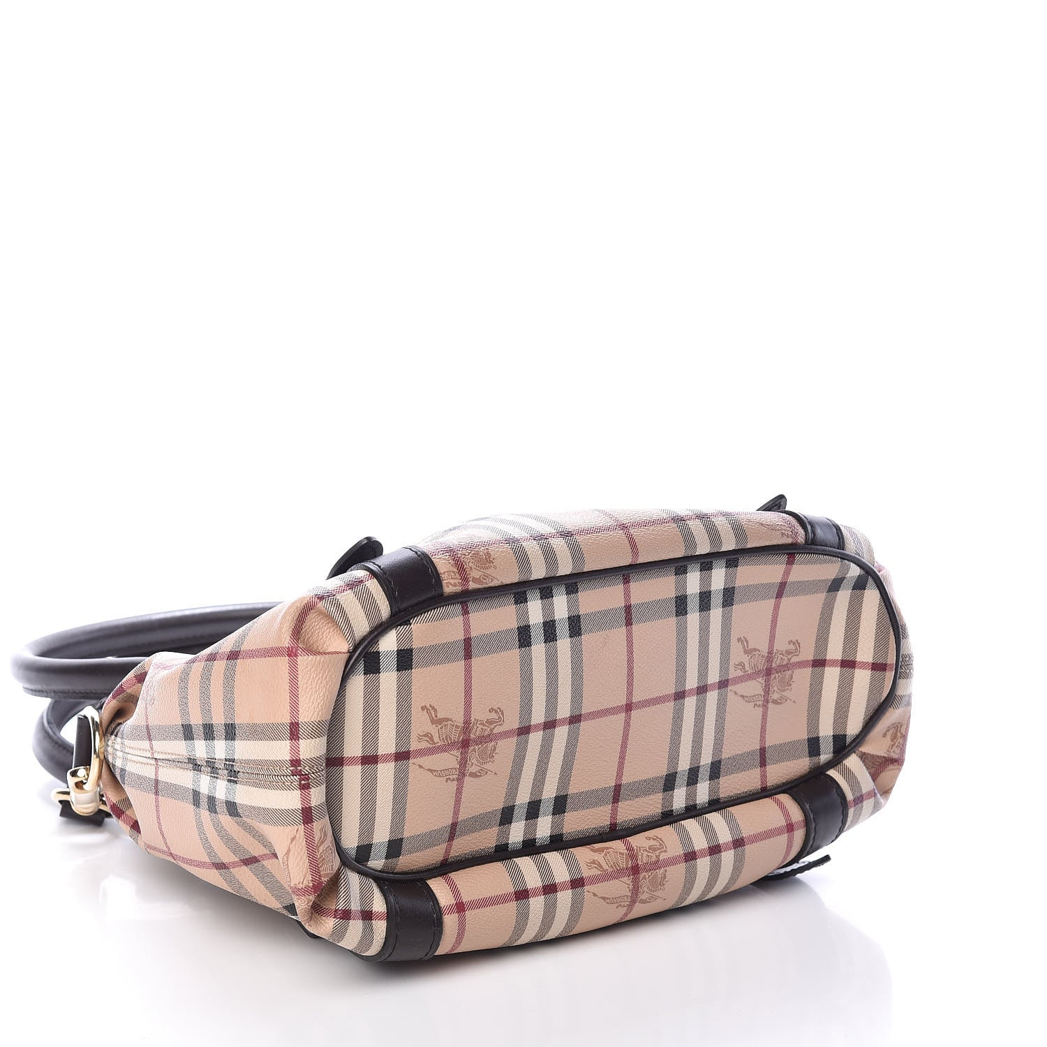 Burberry Haymarket Check Small Northfield Tote Chocolate 4 of 14