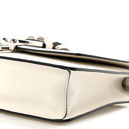 Prada Saffiano City Calfskin Studded Small Elektra Shoulder Bag White Black 9 of 9