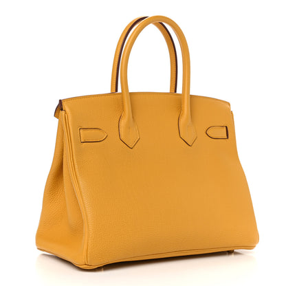 Hermes Togo Birkin 30 Jaune Ambre 3 of 12