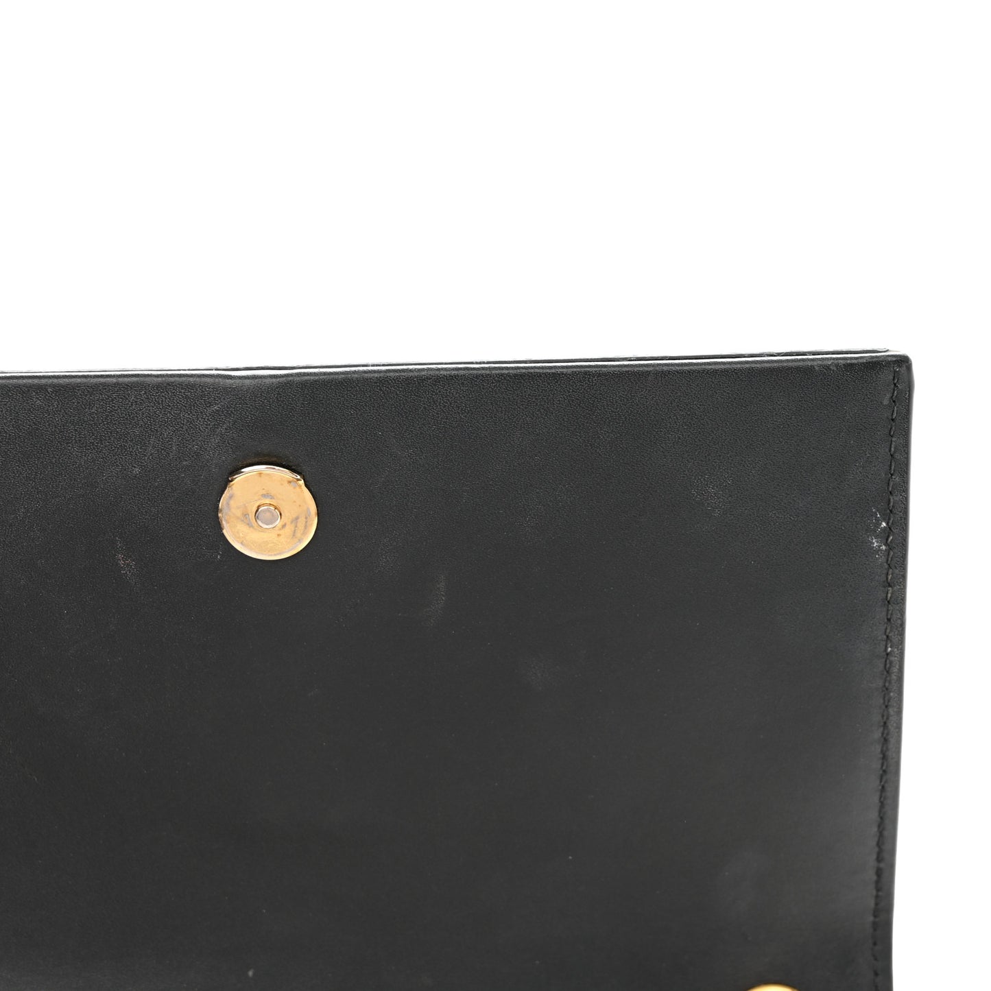 Calfskin Small Classic Monogram Kate Tassel Satchel Black