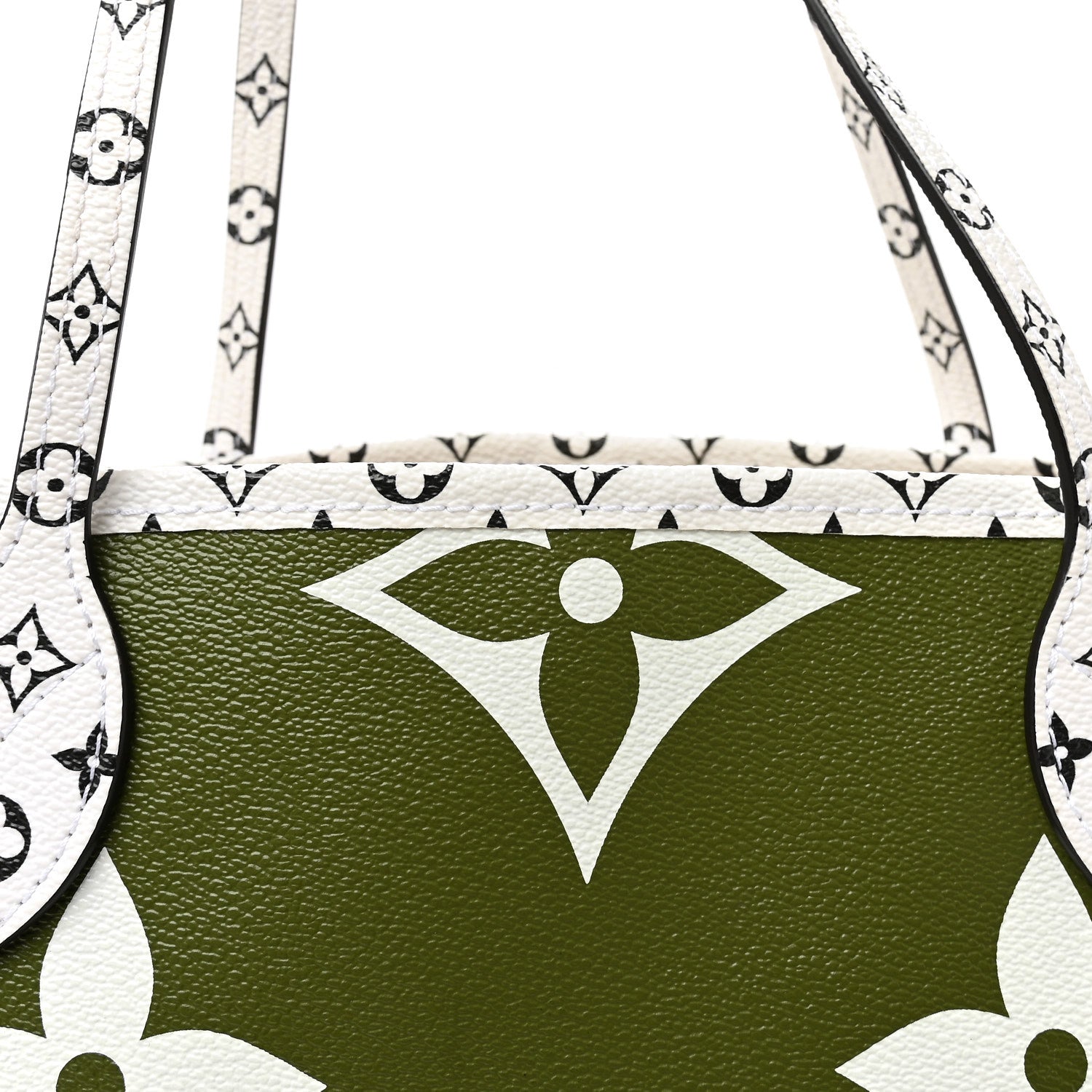 Louis Vuitton Monogram Giant Neverfull MM Kaki 8 of 10