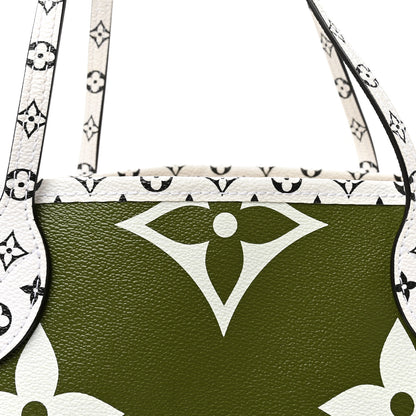 Louis Vuitton Monogram Giant Neverfull MM Kaki 8 of 10