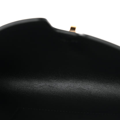 Celine Grained Calfskin 16 Pochette Black 5 of 10