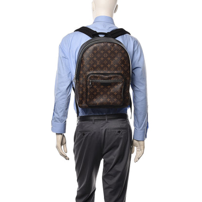 Louis Vuitton Monogram Macassar Josh Backpack 2 of 10