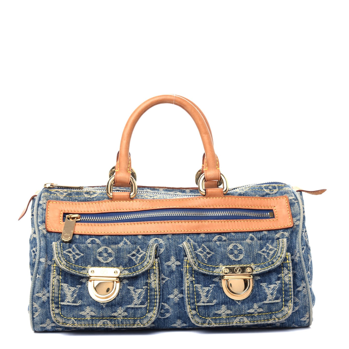 Monogram Denim Neo Speedy Blue
