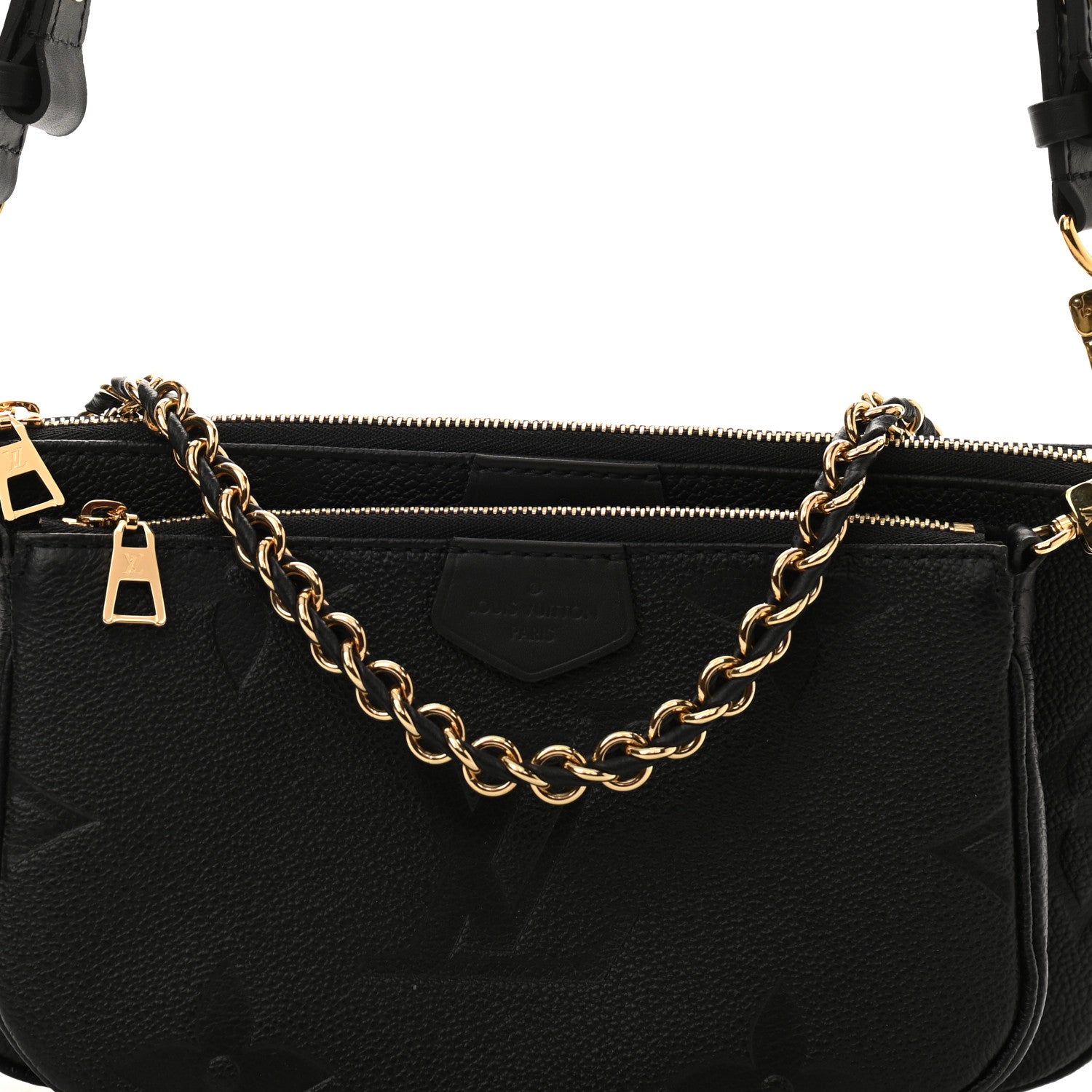 Louis Vuitton Empreinte Monogram Giant Multi Pochette Accessories Black 8 of 10