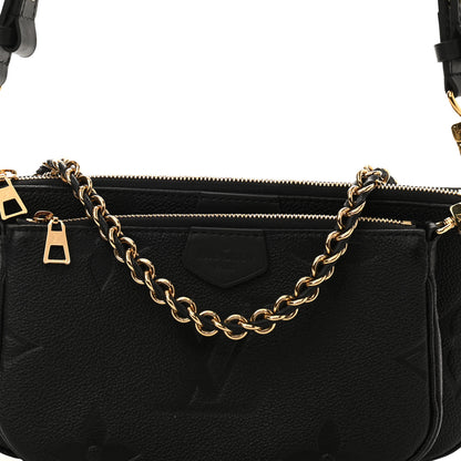 Louis Vuitton Empreinte Monogram Giant Multi Pochette Accessories Black 8 of 10