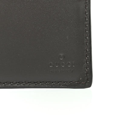 Gucci GG Supreme Monogram Selleria Calfskin Web New Web Bi-Fold Wallet Beige Ebony Cocoa 6 of 8
