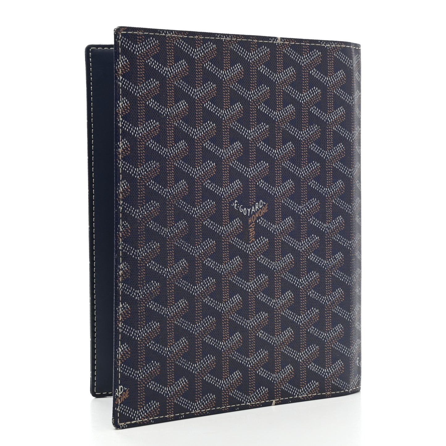 Goyardine Agenda Cover Navy